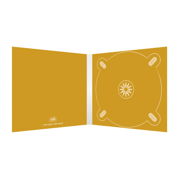 Digipack 4-seitig | 1 CD-Tray (rechts) für CD oder DVD